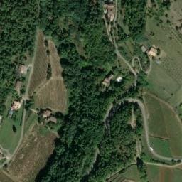 Vue satellite de Camping le Chaudebry à Vinezac