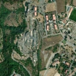 Vue satellite de Aire de camping-cars Villeneuve-de-Berg à Mirabel