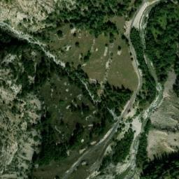 Vue satellite de Cabane Allix à Saint-Paul-sur-Ubaye