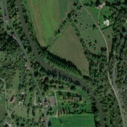Vue satellite de Ô pieds dans l'eau à Espédaillac