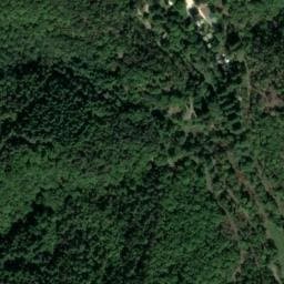 Vue satellite de Camping le Roubreau à Rocles
