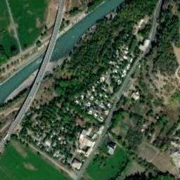 Vue satellite de La Madeleine à Saint-Sauveur