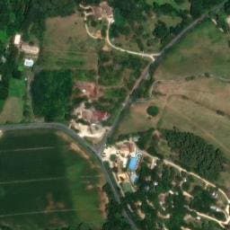 Vue satellite de Camping des Bastides à Cuzorn