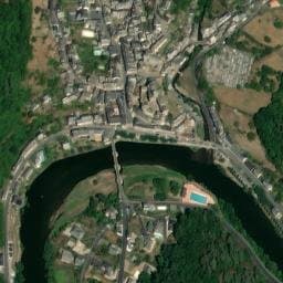 Vue satellite de Fontaine du pont d'Estaing à Sébrazac