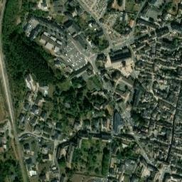 Vue satellite de Aire de camping-car à Montrodat à Montrodat
