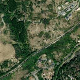 Vue satellite de camping de l'UCPA à Saint-Sauveur