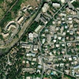 Vue satellite de La Clapière à Saint-Sauveur