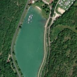 Vue satellite de Toilettes publiques du Lac Vert à Catus