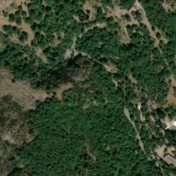 Vue satellite de Camping la Drobie à Montselgues