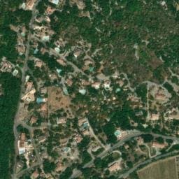 Vue satellite de Camping les Chênes Verts à Saint-Germain