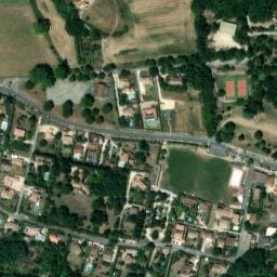 Vue satellite de Aire de camping-car de La Bégude-de-Mazenc à Souspierre