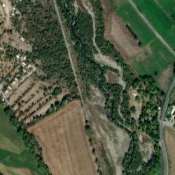Vue satellite de Les Esparons à Saint-Sauveur