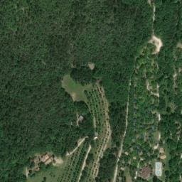 Vue satellite de Huttopia Dieulefit à Dieulefit