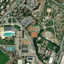 Vue satellite de Aire de camping-car à Jarjayes à Jarjayes