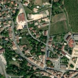 Vue satellite de Aire de camping-car à Moulinet à Moulinet