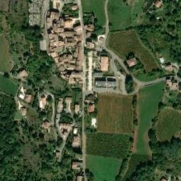 Vue satellite de Aire de camping-cars Vinezac à Lachapelle-sous-Aubenas