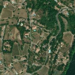 Vue satellite de Camping de l'Arche à Saint-Maurice-d'Ardèche