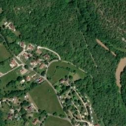 Vue satellite de Camping Quercy Vacances à Francoulès