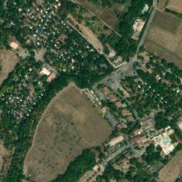 Vue satellite de Camping Domaine du Cros d'Auzon à Saint-Maurice-d'Ardèche