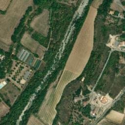 Vue satellite de Camping GCU de Saint-Maurice-d'Ardèche à Saint-Maurice-d'Ardèche