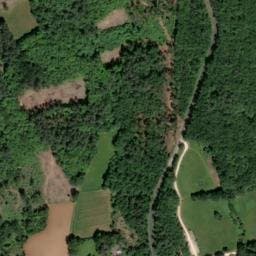 Vue satellite de Aire du Camping L'Evasion à Puy-l'Évêque