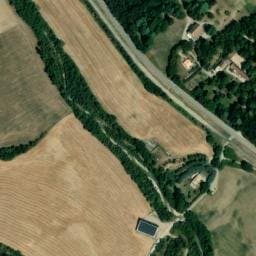 Vue satellite de Camping La Source à Saint-Pierre-d'Argençon