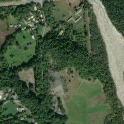 Vue satellite de La Pinede à Savines-le-Lac