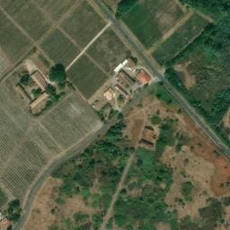 Vue satellite de Château Le Maine Perin à Saint-Pierre-de-Mons