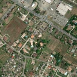 Vue satellite de Aire de Camping-car de Sainte-Bazeille à Sainte-Bazeille