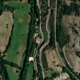 Vue satellite de Camping des Pervenches à Pied-de-Borne