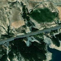 Vue satellite de Aire de repos à Prunières (2) à Prunières