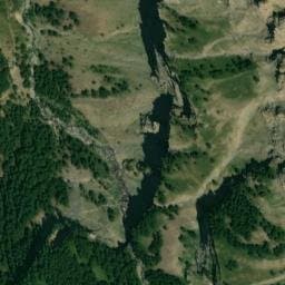 Vue satellite de La cabane de la Sèche à Crévoux