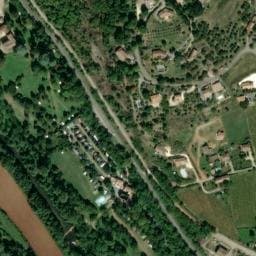 Vue satellite de Camping La Prade à Montréal