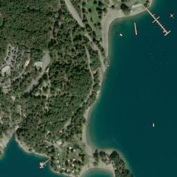 Vue satellite de Baie de la Chapelle André Trigano à Prunières