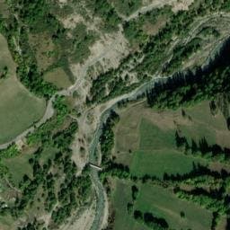 Vue satellite de Refuge/Abri — Saint-Paul-sur-Ubaye à Saint-Paul-sur-Ubaye