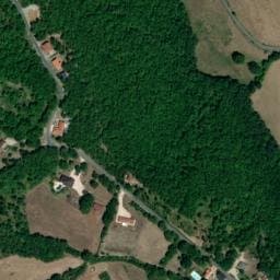 Vue satellite de Bivouac à Asprières à Asprières