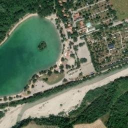 Vue satellite de Plan d'eau des Iscles - Veynes à Veynes