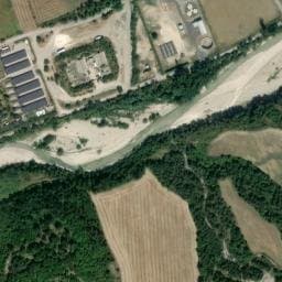 Vue satellite de Aire de camping-car à Veynes (2) à Veynes