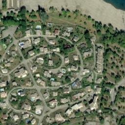 Vue satellite de Camping GCU de Savines-le-Lac à Pontis