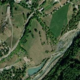 Vue satellite de Camping Bel Iscle à Saint-Paul-sur-Ubaye