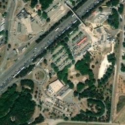 Vue satellite de Aire Camping-Cars A7 Montélimar Est à Allan