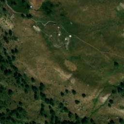 Vue satellite de Fort de plate lombarde à Saint-Paul-sur-Ubaye
