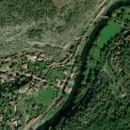 Vue satellite de Toilettes de la mairie à Cabrerets