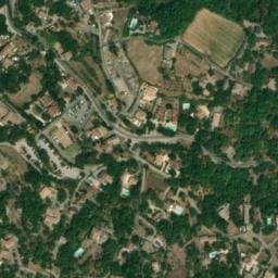 Vue satellite de Parking Champgelly à Balazuc