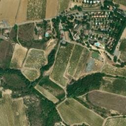 Vue satellite de Camping le Chamadou à Saint-Maurice-d'Ardèche