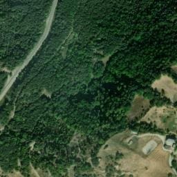 Vue satellite de Aire Naturelle de camping le Château à Pontis