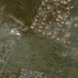 Vue satellite de Camping le Langeot à Sanguinet