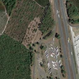 Vue satellite de Aire de Lugos-Ouest à Belin-Béliet