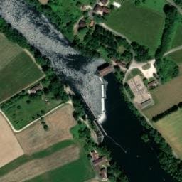 Vue satellite de Camping de la Source à Prayssac