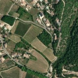 Vue satellite de Aire de camping-car à Saint-Thomé à Saint-Thomé